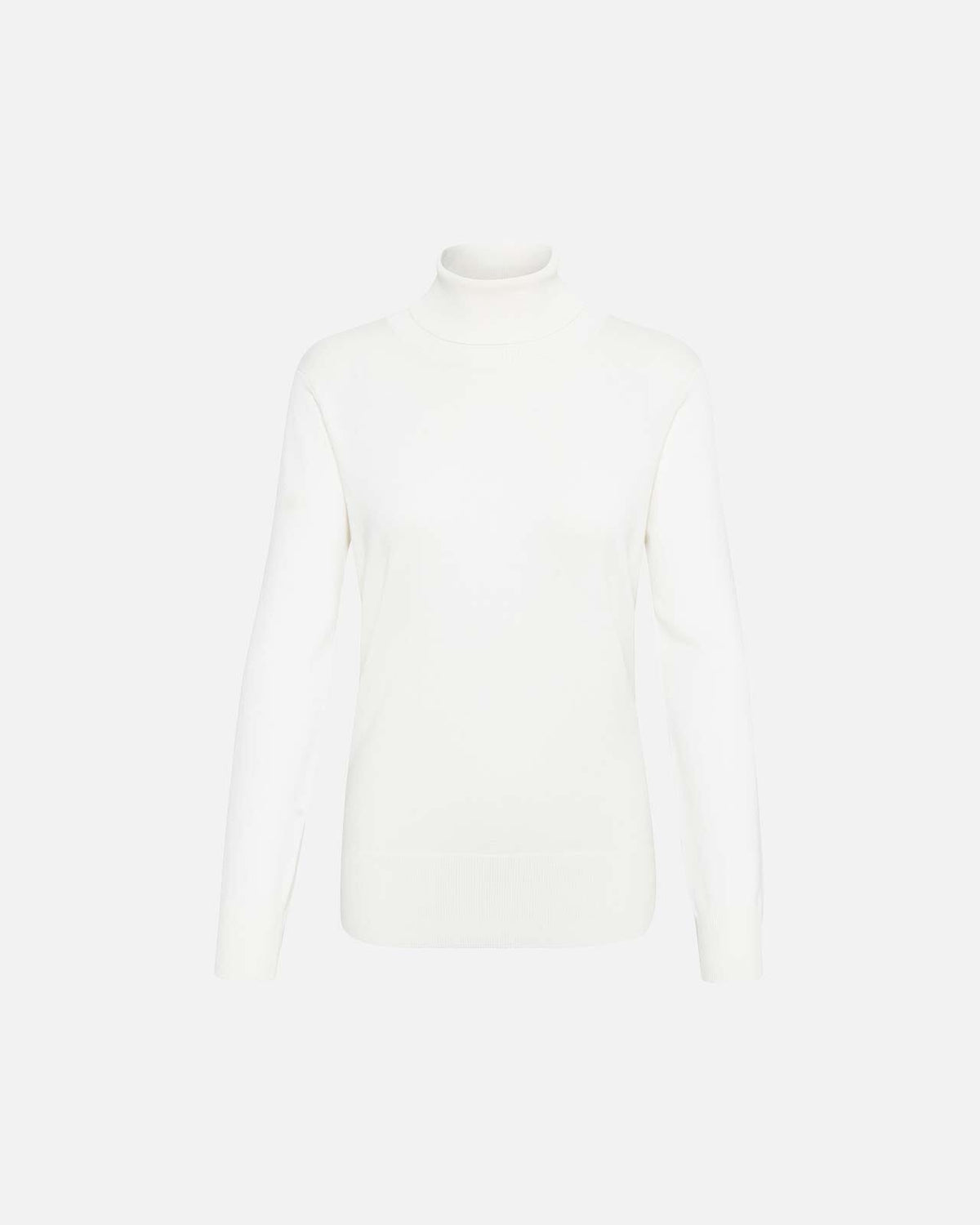 KAFFE Pologenser Roll Neck - Chalk