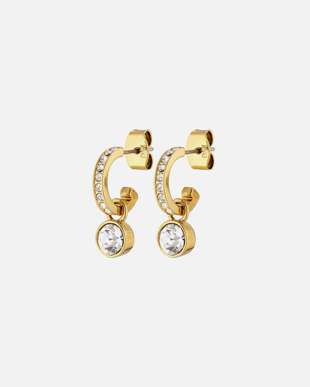 DYRBERG/KERN Øreringer Dessa - Gold/ Crystal