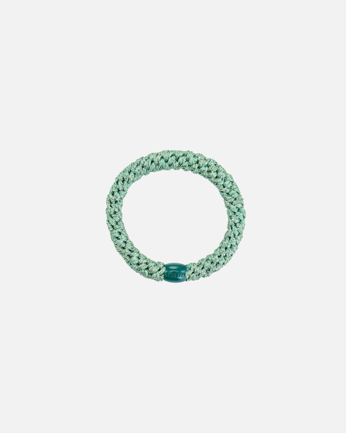 KKNEKKI by Bon Dep Hårstrikk Glitter 54672 - Pistacio