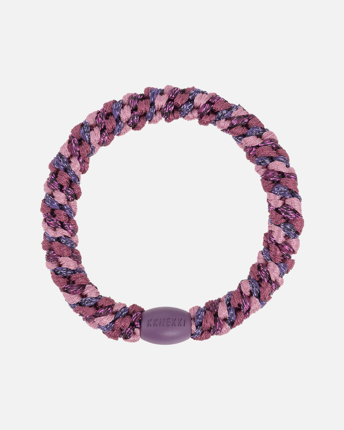 KKNEKKI by Bon Dep Hårstrikk Mix - Rosewood Glitter