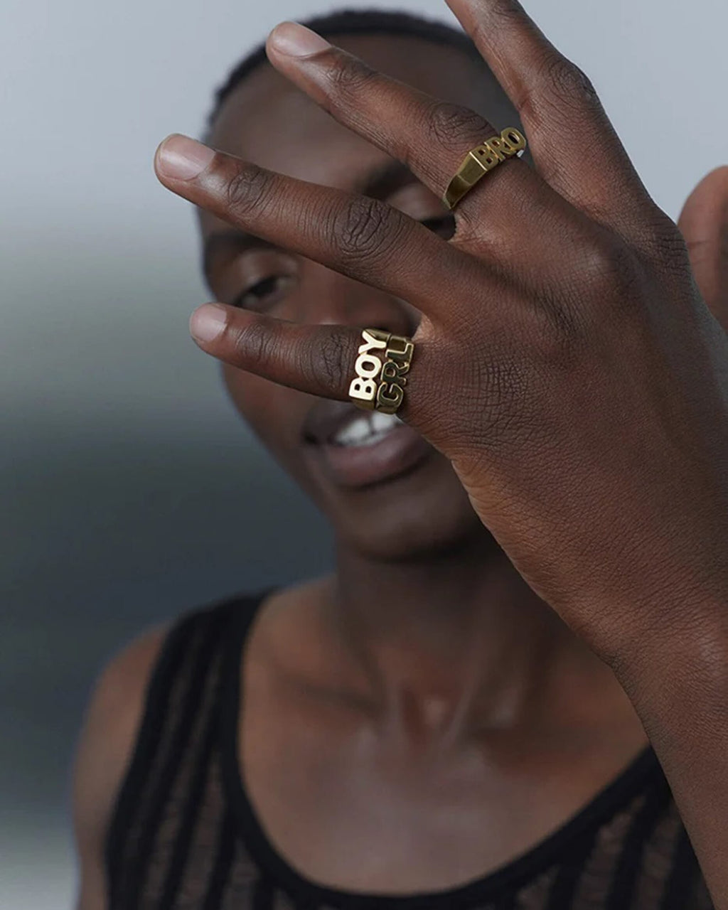 Maria Black Ring BOY - Gold