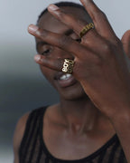 Maria Black Ring BOY - Gold