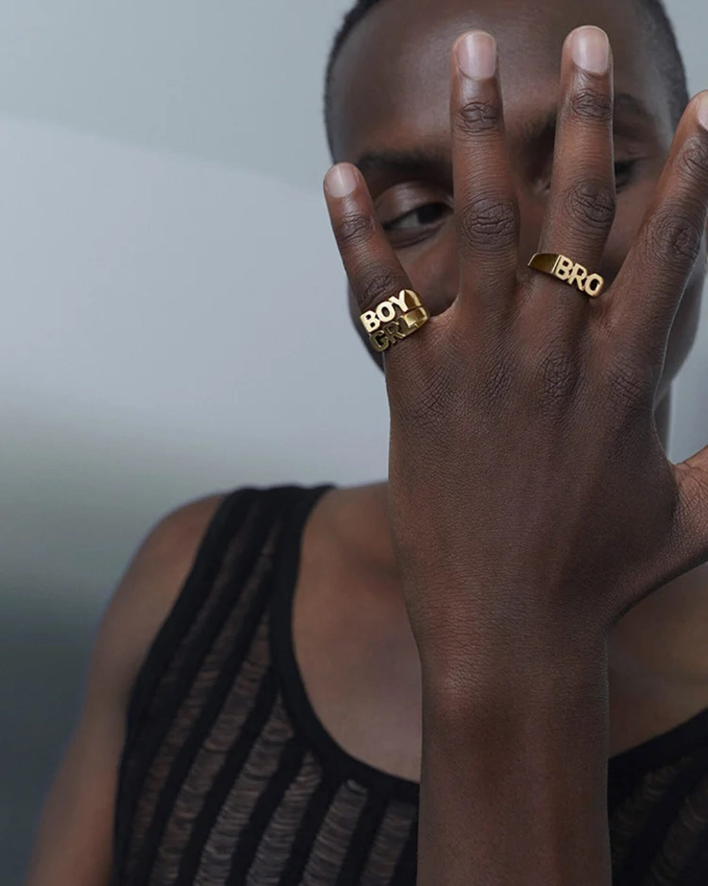 Maria Black Ring BOY - Gold