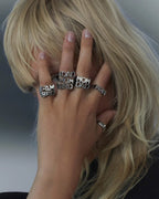 Maria Black Ring Bro - Silver HP
