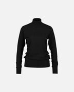 KAFFE Pologenser Roll Neck - Black Deep