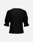 JDY TOPP Jakobe 2/4 Lace Top - Black