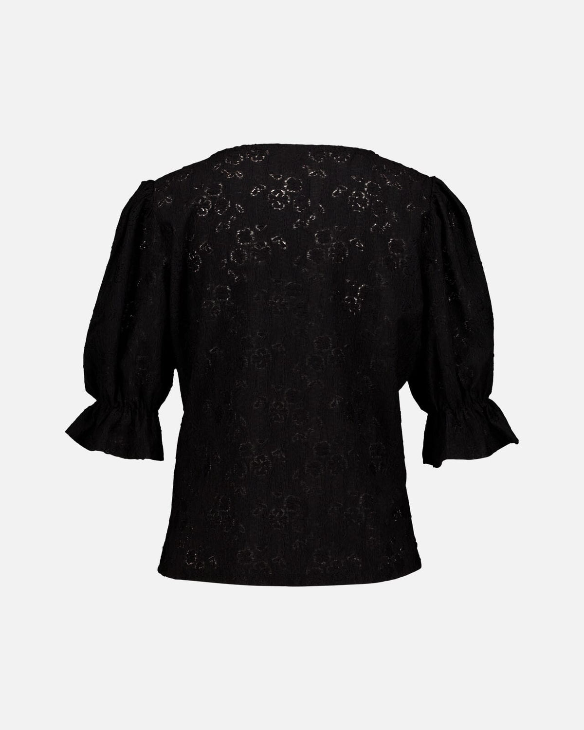 JDY TOPP Jakobe 2/4 Lace Top - Black