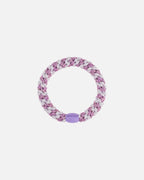 KKNEKKI by Bon Dep Hårstrikk Stripe 57659 - Lavender/ Pink/ Glitter