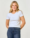 PIECES T-skjorte May SS - White