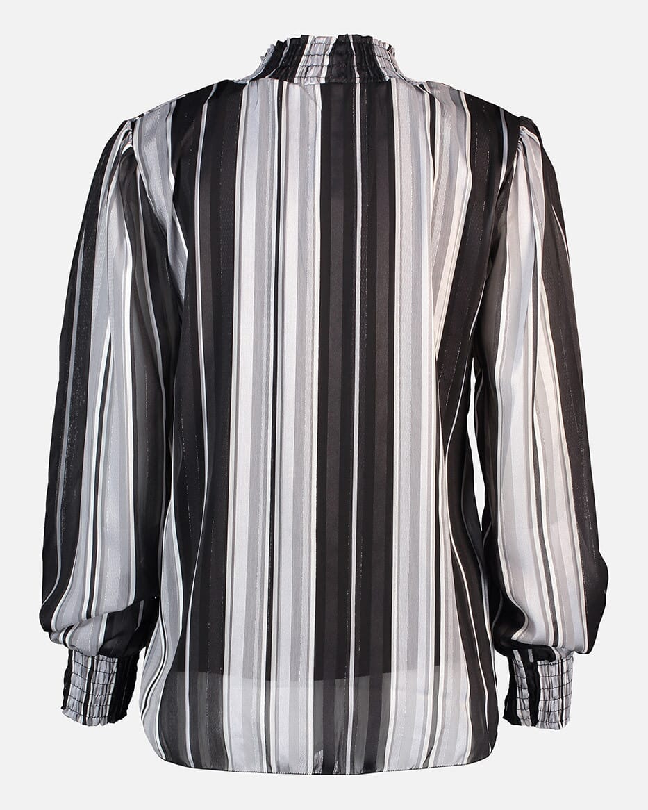 FLOYD Bluse Juliet Stripe - Silver