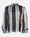 FLOYD Bluse Juliet Stripe - Silver