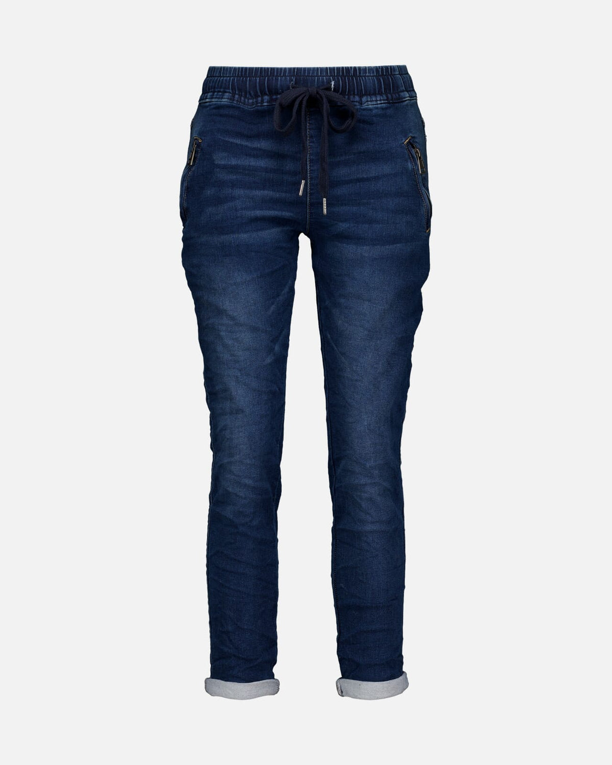 FLOYD Jeans Marina Zip Geany - Dark Jeansblue
