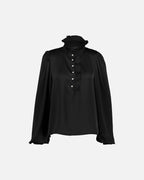 FLOYD Bluse Vanda Satin - Black