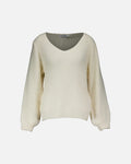 FLOYD Strikkegenser Lanja Ullmiks - Offwhite
