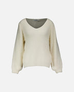 FLOYD Strikkegenser Lanja Ullmiks - Offwhite