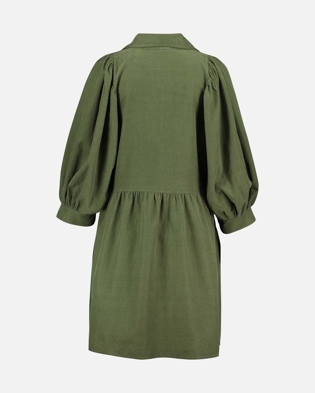FLOYD Kjole Larina Babycord - Army Green