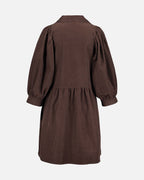 FLOYD Kjole Larina Babycord - Dark Brown