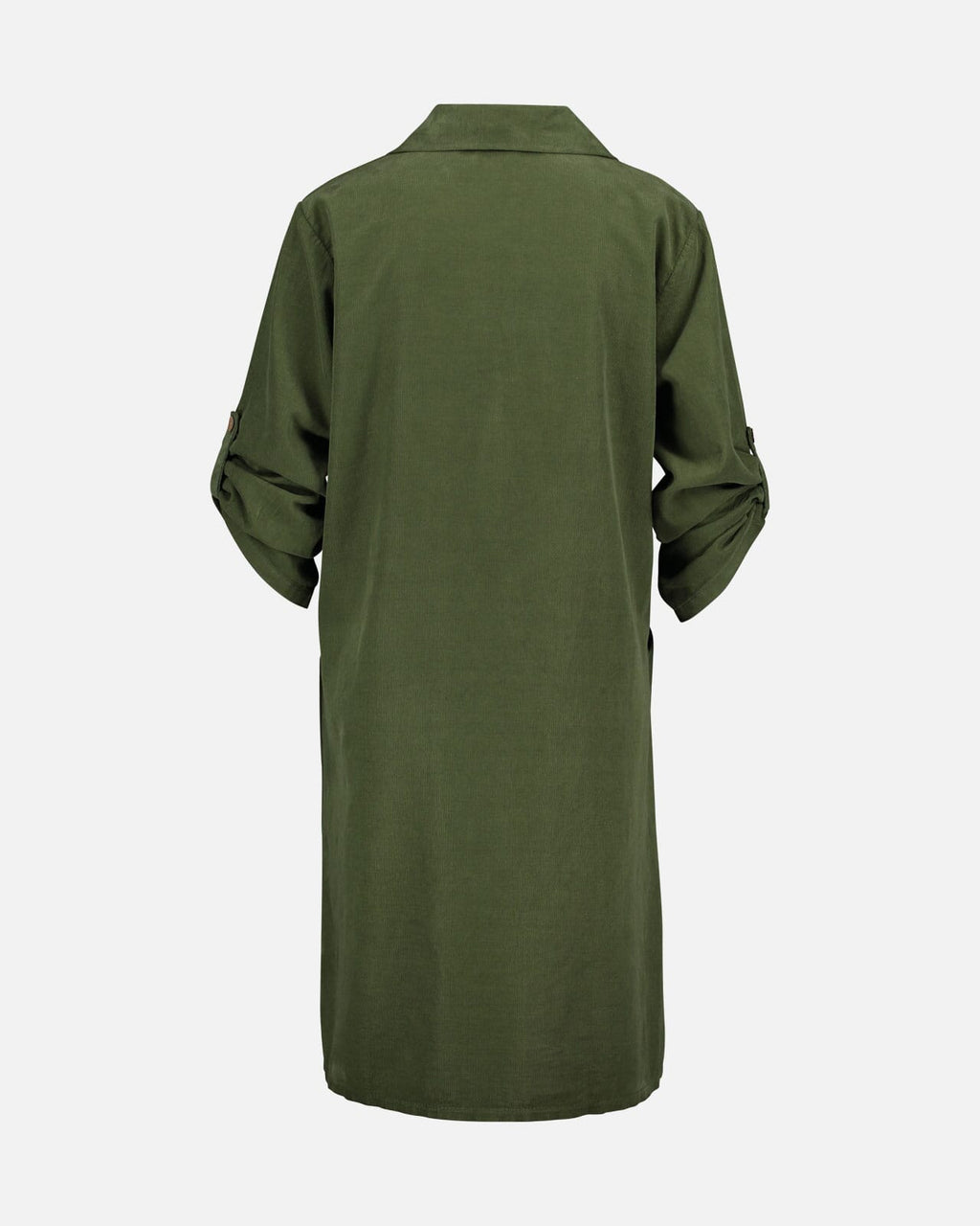 FLOYD Skjortekjole Randi Babycord - Army Green