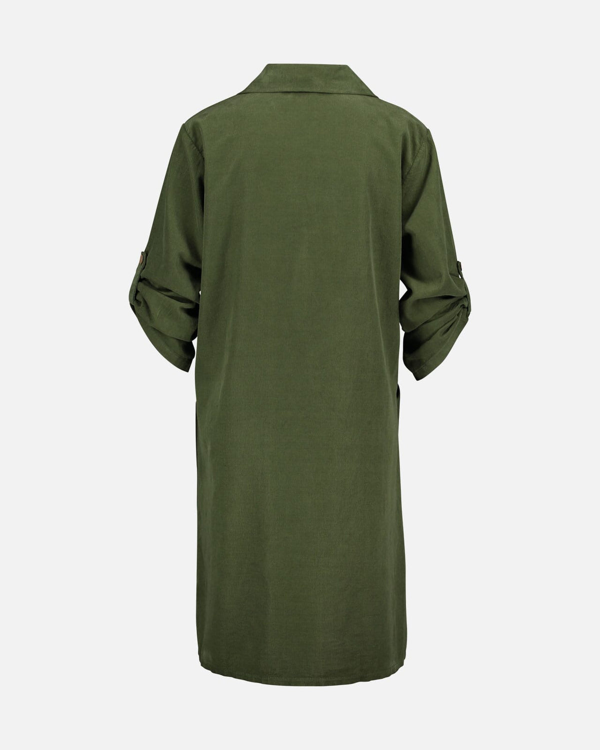 FLOYD Skjortekjole Randi Babycord - Army Green