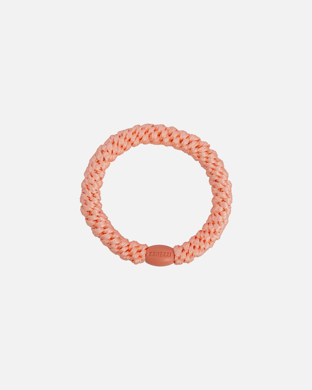 KKNEKKI by Bon Dep Hårstrikk Plain 92438 - Sunset Peach
