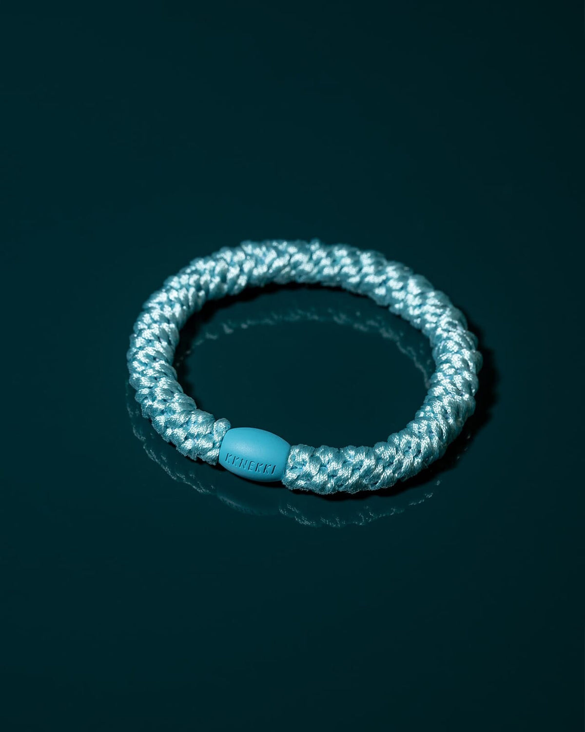 KKNEKKI by Bon Dep Hårstrikk Plain 92469 - Seafoam Breeze