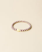 KNEKKI Hårstrikk Slim - Grape Yellow