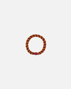 Kknekki Hårstrikk Stripe - Bordeaux/ Orange Glitter Stripe