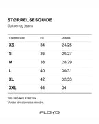 Størrelsesguide bukser og jeans – FLOYD Jeans Lilli - Black