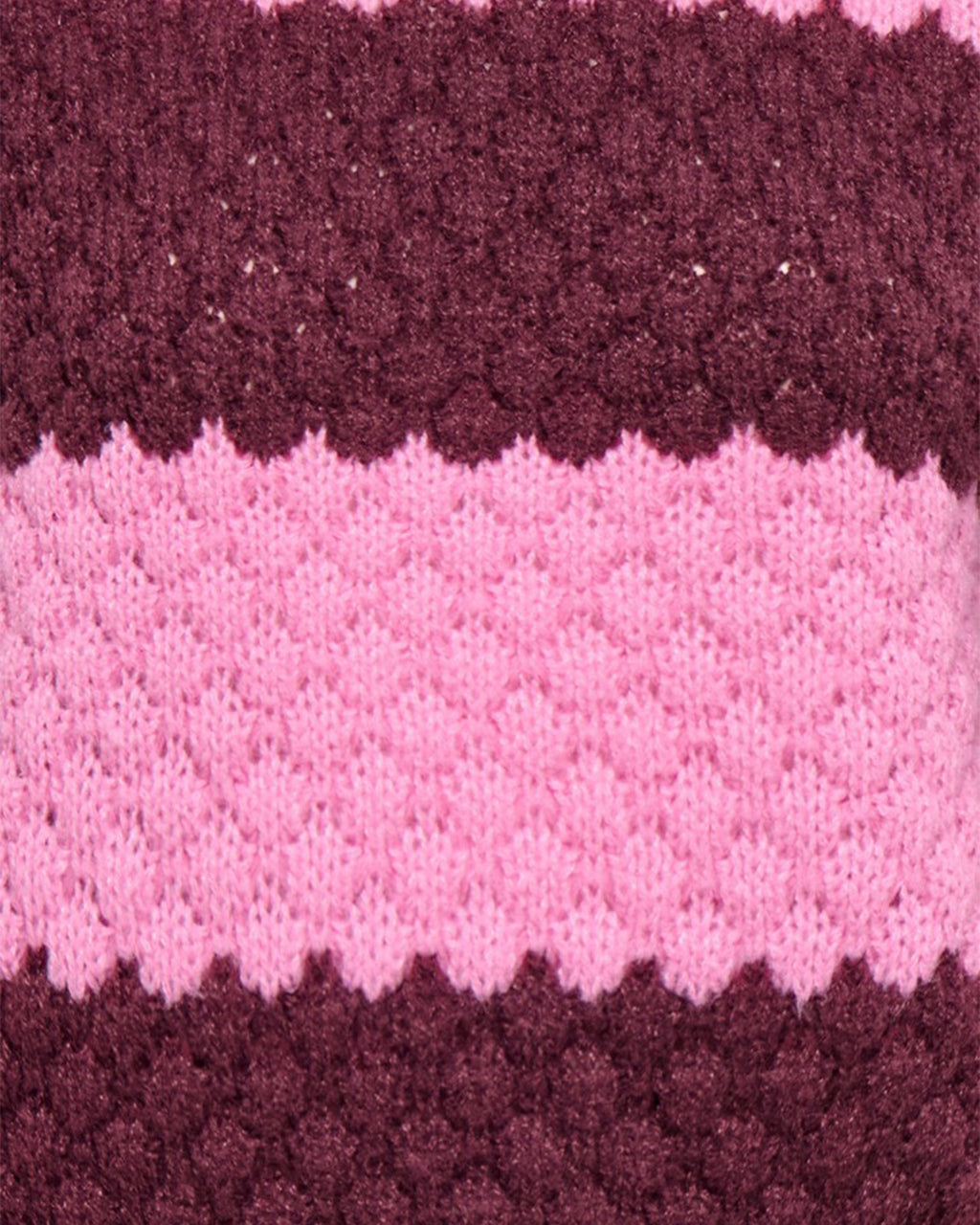 JDY Strikkegenser Vilda L/S Detail Pullover Knit - Cyclamen Stripe crush