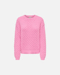 JDY Strikkegenser Vilda L/S Detail Pullover Knit - Cyclamen