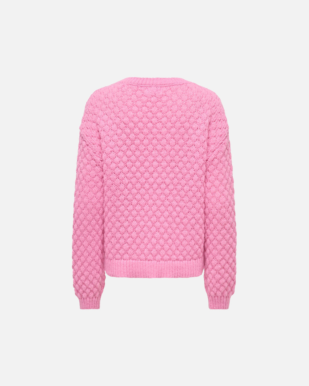 JDY Strikkegenser Vilda L/S Detail Pullover Knit - Cyclamen
