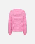 JDY Strikkegenser Vilda L/S Detail Pullover Knit - Cyclamen