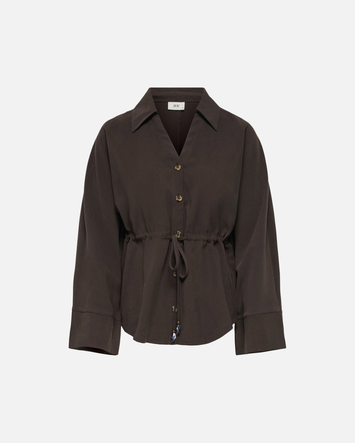 JDY Skjorte Milena L/S Shirt - Chocolate Plum