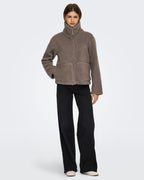 ONLY Teddyjakke Megan Teddy Jacket - Walnut