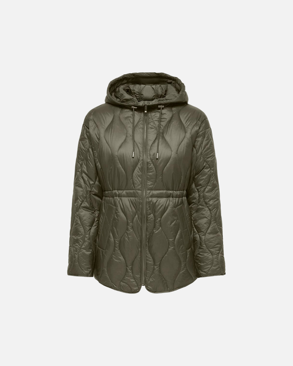 ONLY Jakke Tania Quilt Hood - Kalamata