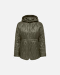 ONLY Jakke Tania Quilt Hood - Kalamata