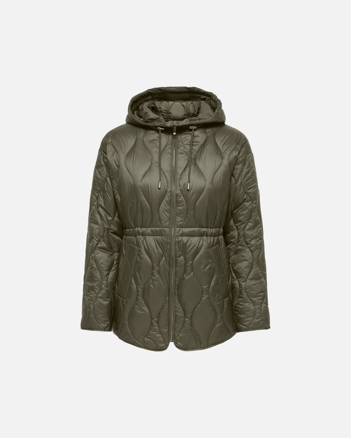 ONLY Jakke Tania Quilt Hood - Kalamata