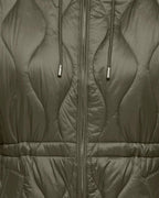 ONLY Jakke Tania Quilt Hood - Kalamata