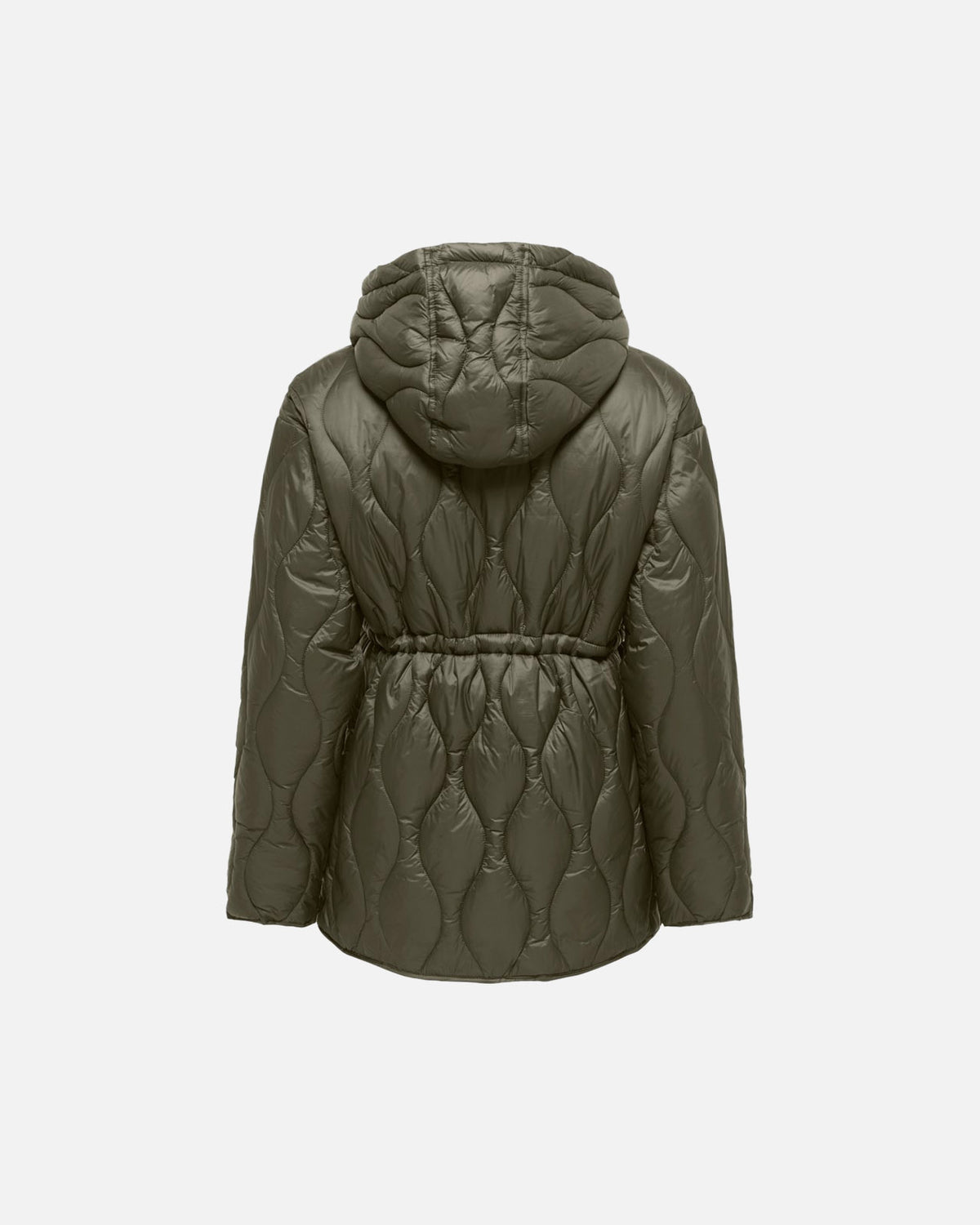 ONLY Jakke Tania Quilt Hood - Kalamata