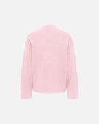 ONLY Strikkegenser Macey LS Loose V-neck - Parfait Pink Melange