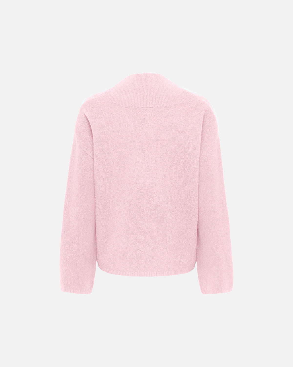 ONLY Strikkegenser Macey LS Loose V-neck - Parfait Pink Melange