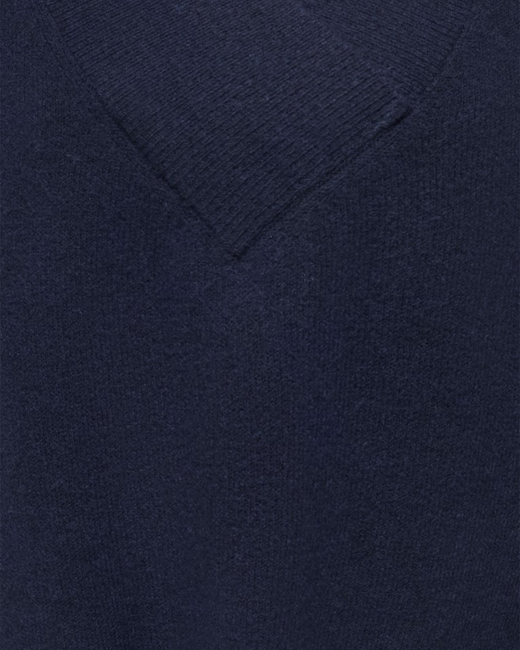 ONLY Strikkegenser Macey LS Loose V-neck - Night Sky Melange