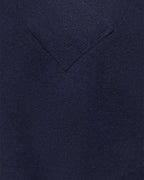ONLY Strikkegenser Macey LS Loose V-neck - Night Sky Melange