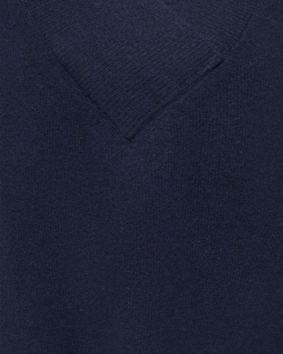 ONLY Strikkegenser Macey LS Loose V-neck - Night Sky Melange