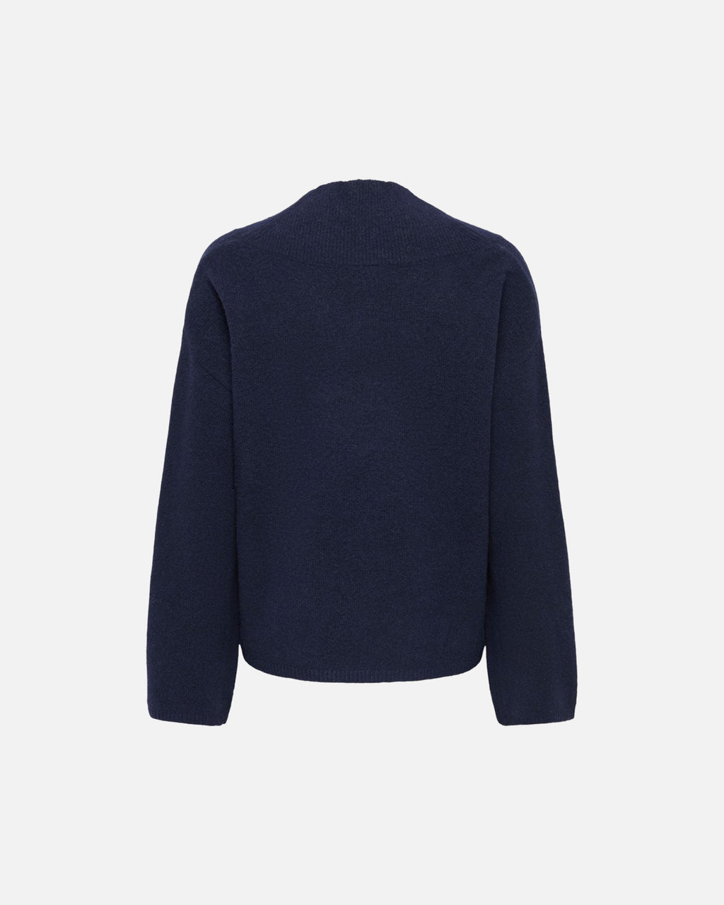 ONLY Strikkegenser Macey LS Loose V-neck - Night Sky Melange