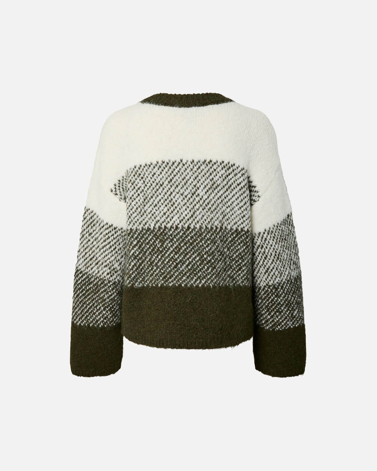 VILA Strikkegenser Alayna LS O-neck Knit - Forest Night/ Egret