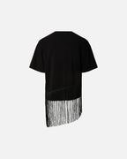 PIECES T-skjorte Collie SS O-neck Frills - Black