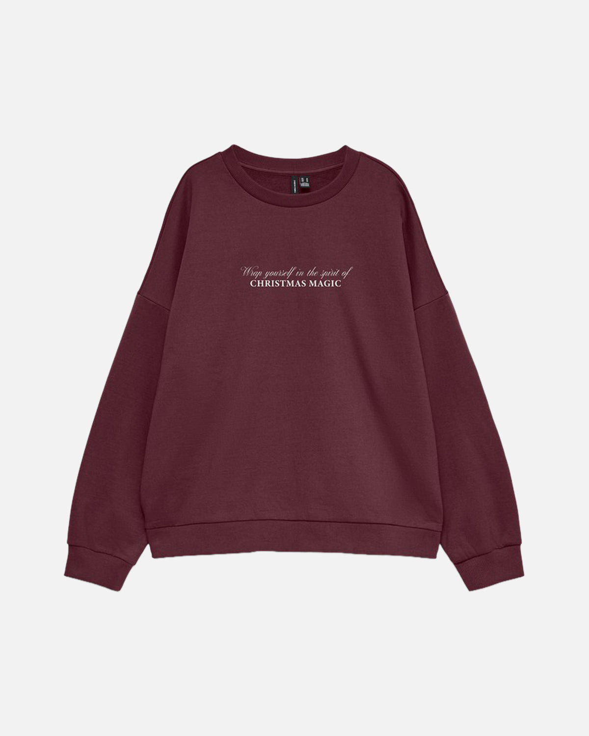 VERO MODA Collegegenser Bianca BEA LS Sweat - Biking Red Season Of Magic