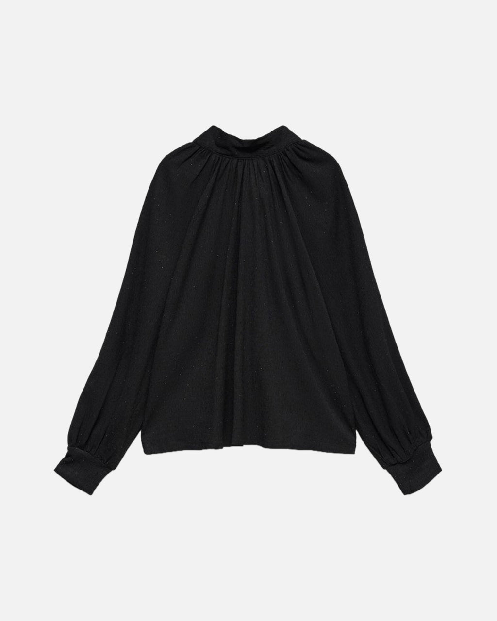VERO MODA Bluse Nanett L/S - Black/ Black Rhinestones