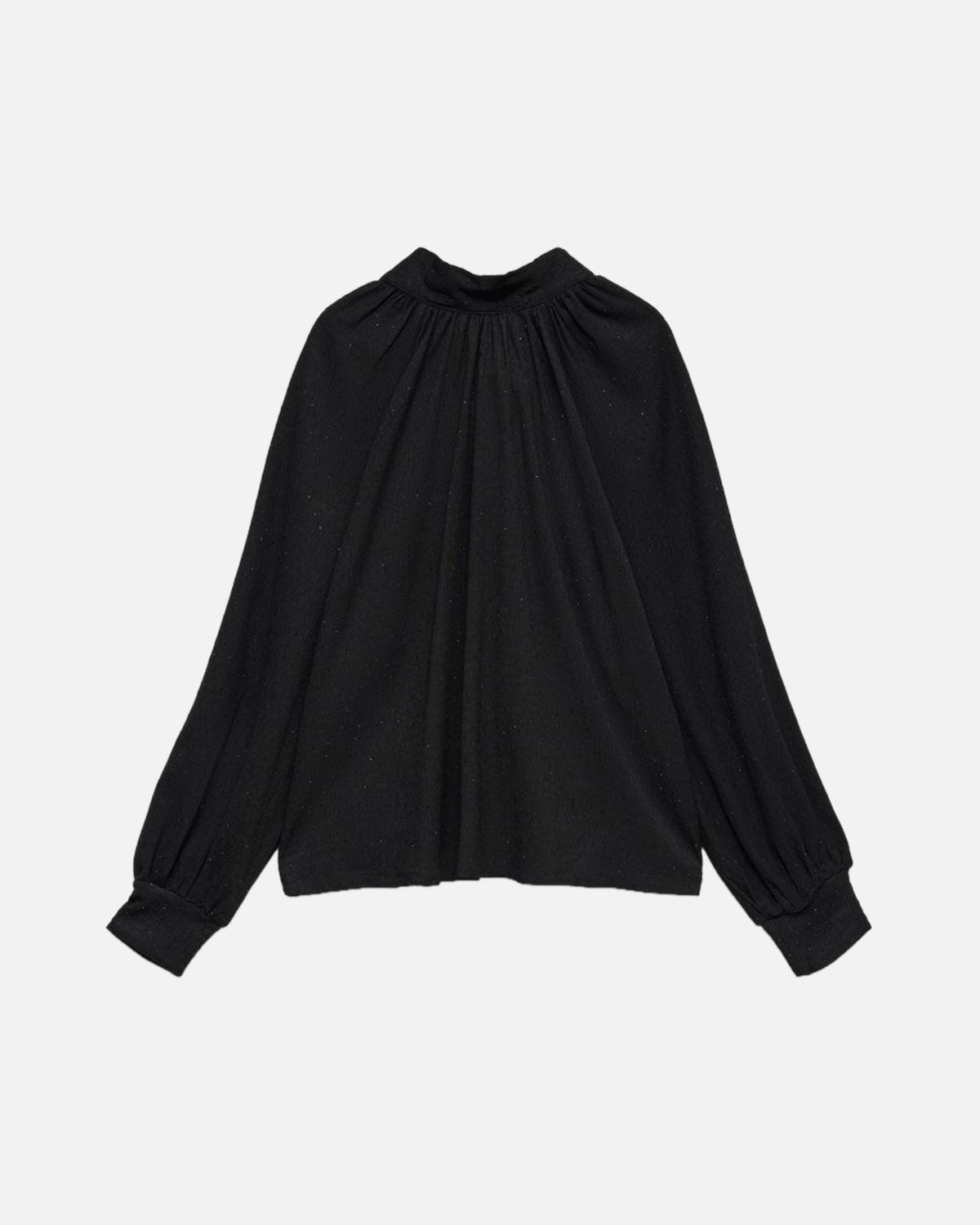 VERO MODA Bluse Nanett L/S - Black/ Black Rhinestones